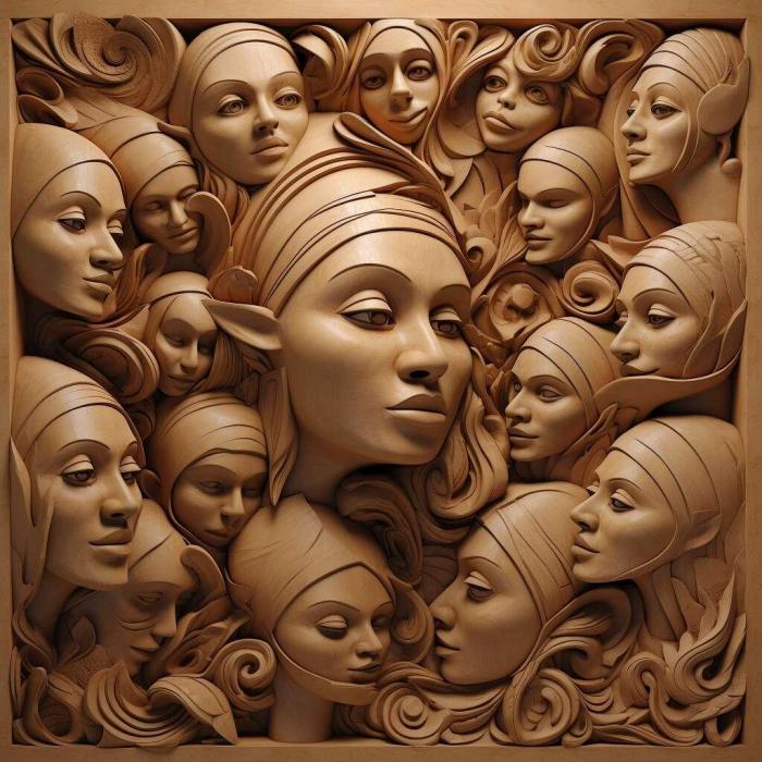 نموذج ثلاثي الأبعاد لآلة CNC 3D Art 